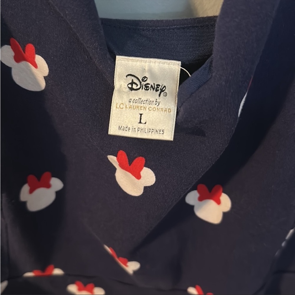 Navy Minnie mouse Disney dress red white and blue - Picture 3 of 7